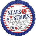 Anagram 18 in. Stars & Stripes Forever Balloon 90077